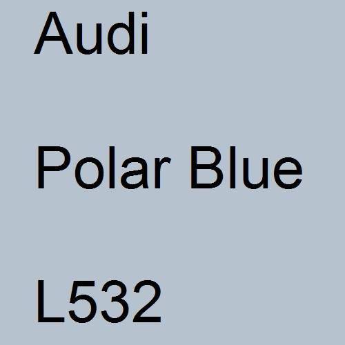 Audi, Polar Blue, L532.